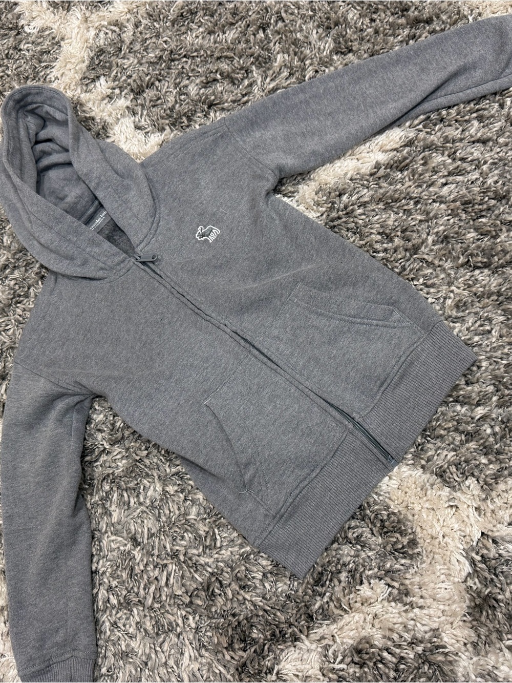 abercrombie kids Gray Zip-Up Hoodie
